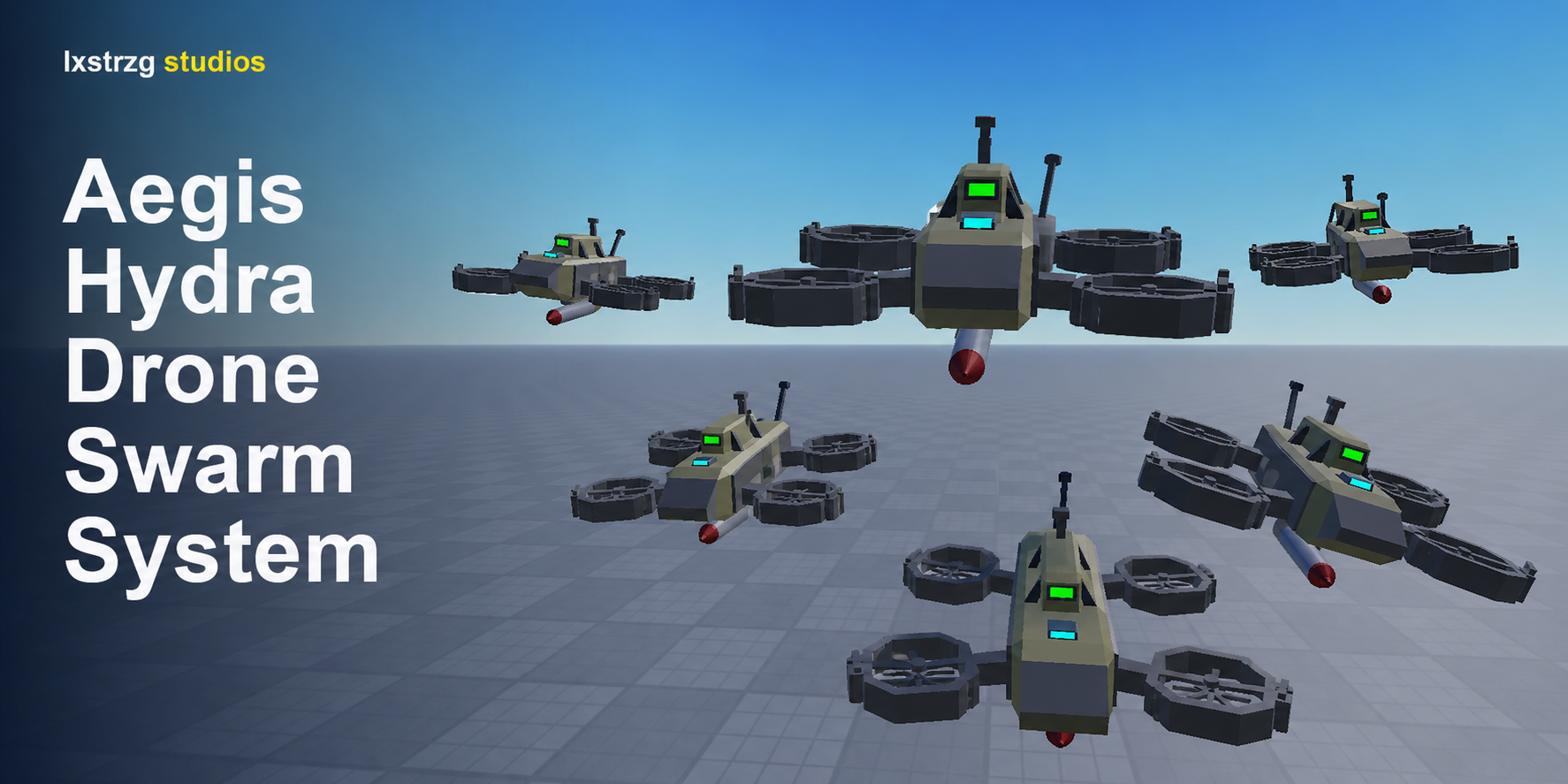 Aegis Hydra Drone Swarm System Roblox Studio system cover