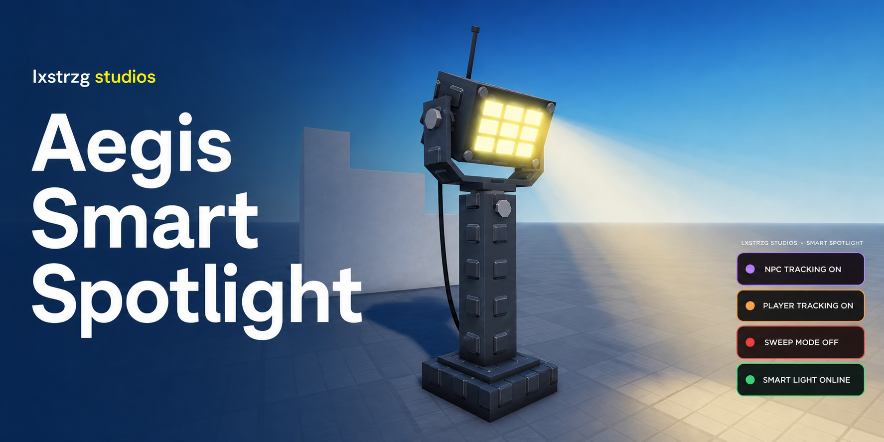 Aegis Smart Spotlight Roblox Studio system cover