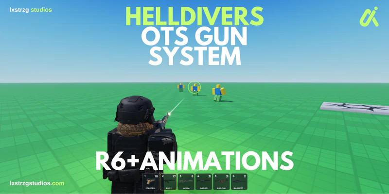 Helldivers 2 Inspired OTS Gun System Roblox Studio system cover